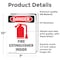 Signmission Fire Extinguisher Inside Danger Sign, Vinyl Decal, 7in W x 10in L, 2PK OS-2PACK-DS-D-710-V-2381 - alternate 2